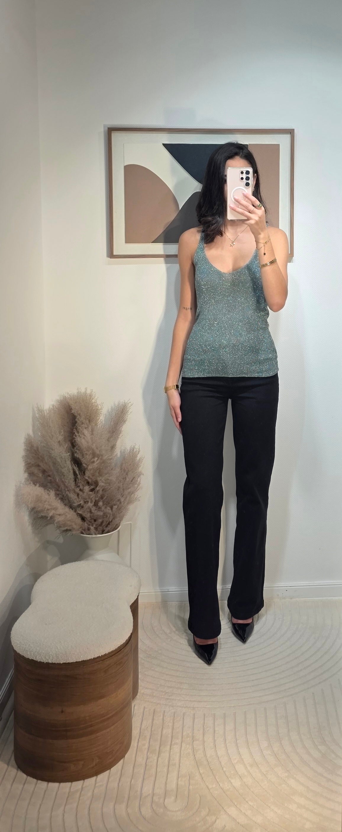 Débardeur paillettes