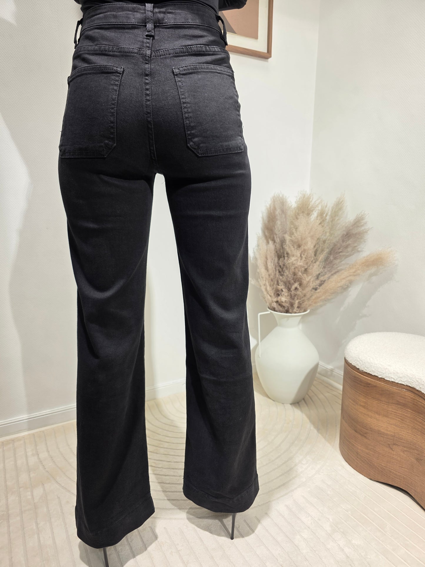 Jeans Wideleg noir