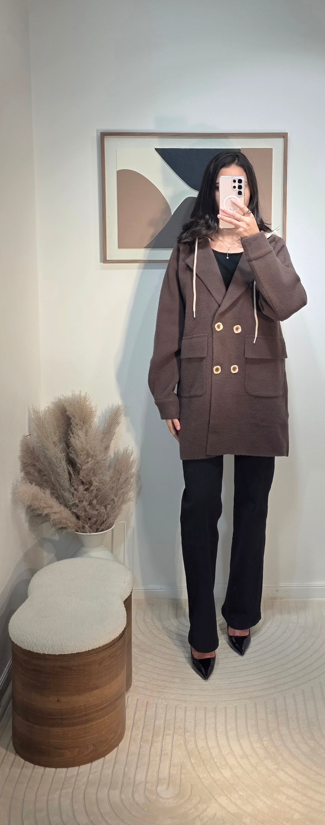 Manteau à capuche