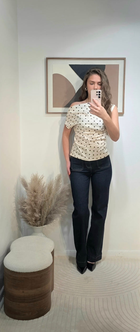 Top à pois