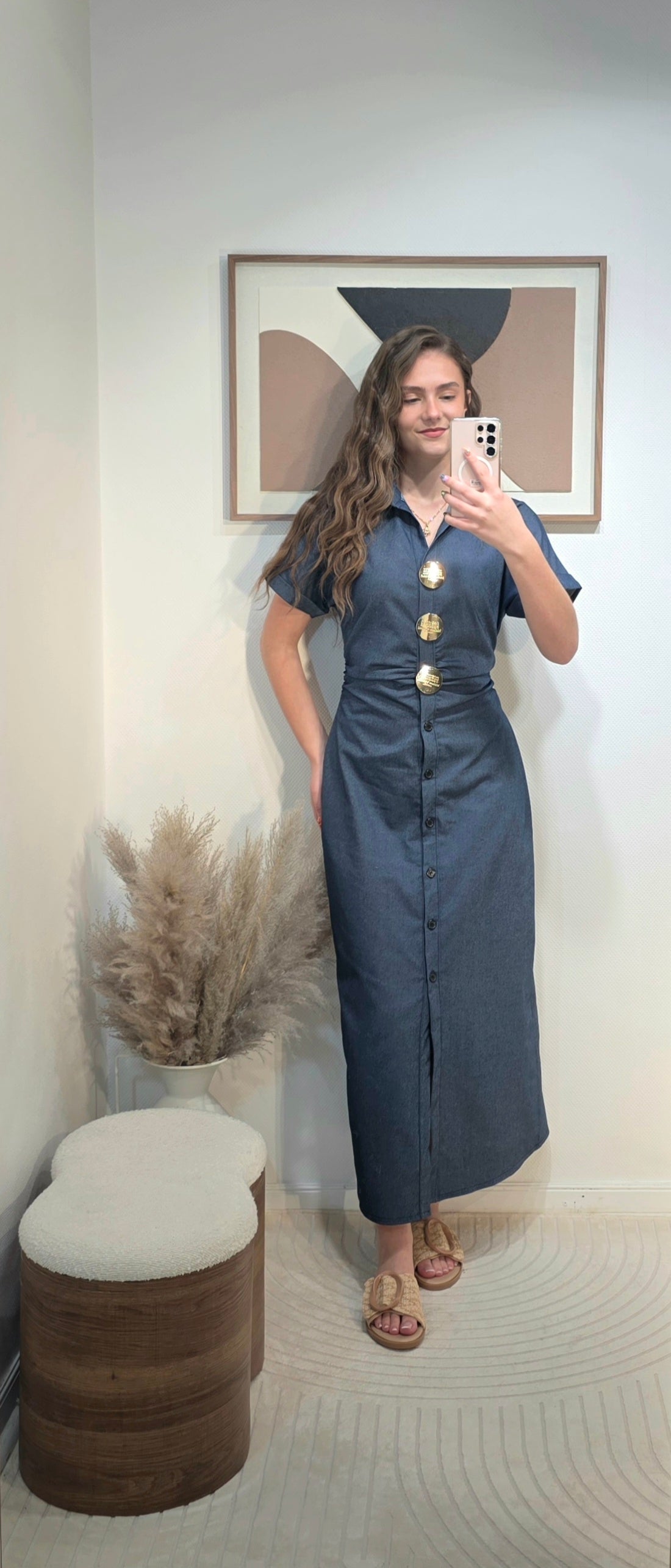 Robe en jeans