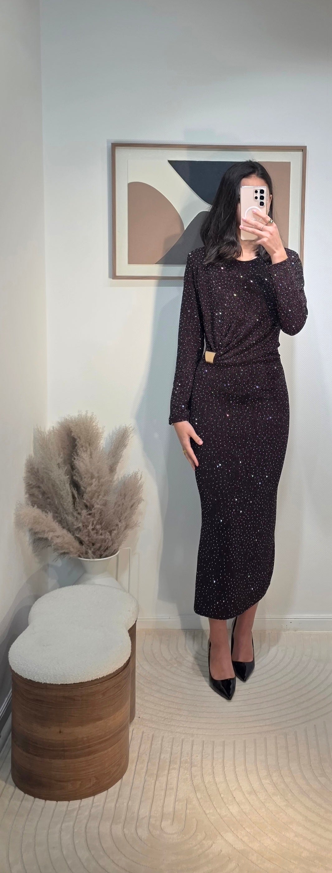 Robe à paillettes
