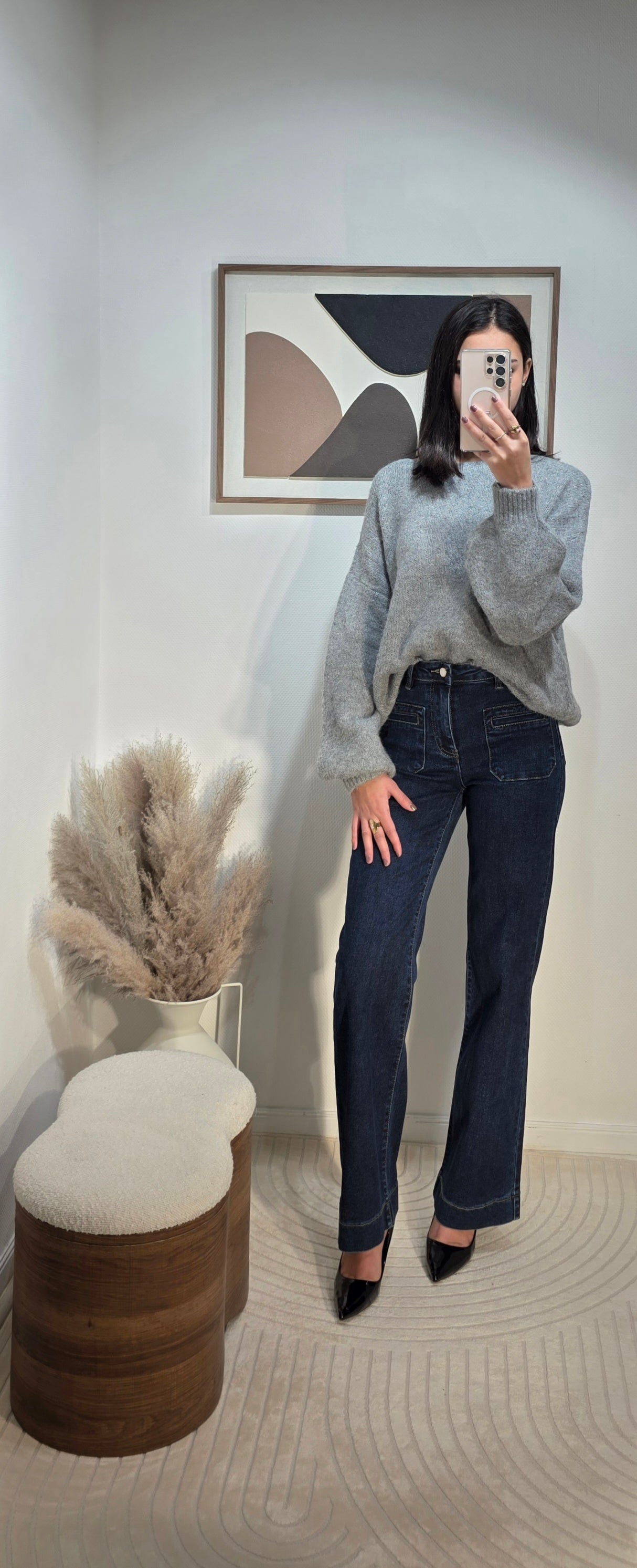 Pull épais col rond