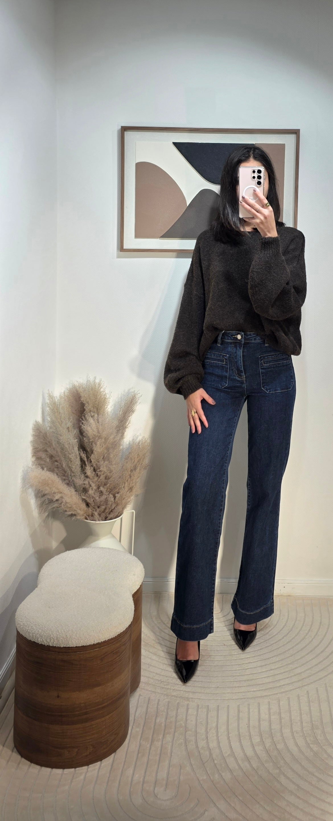 Pull épais col rond