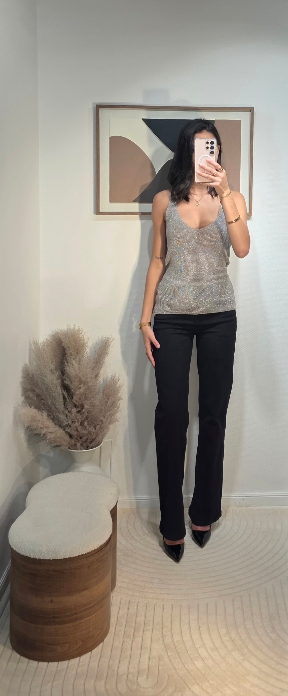 Débardeur paillettes