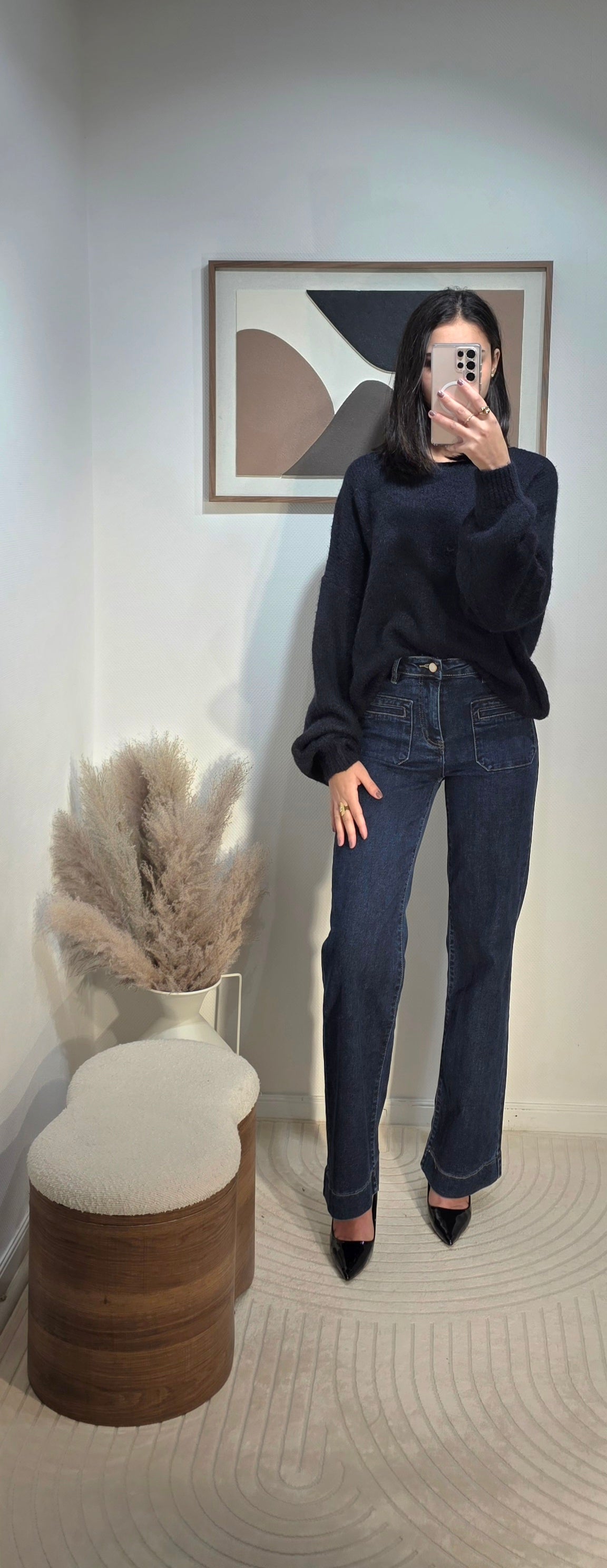 Pull épais col rond