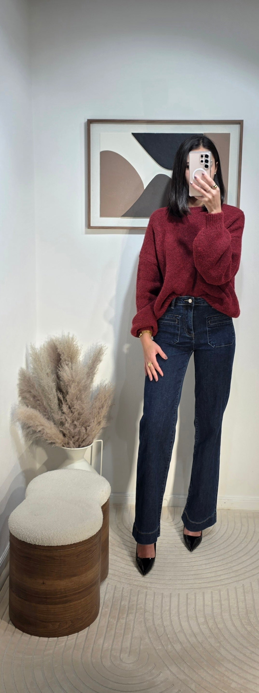 Pull épais col rond