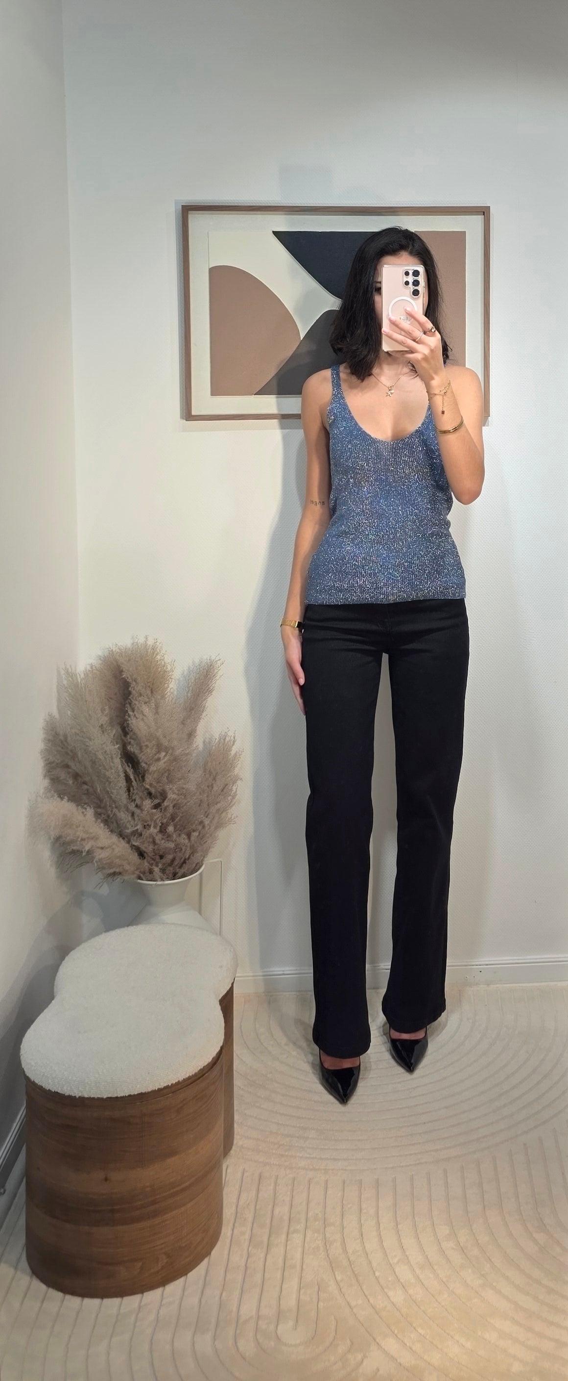 Débardeur paillettes