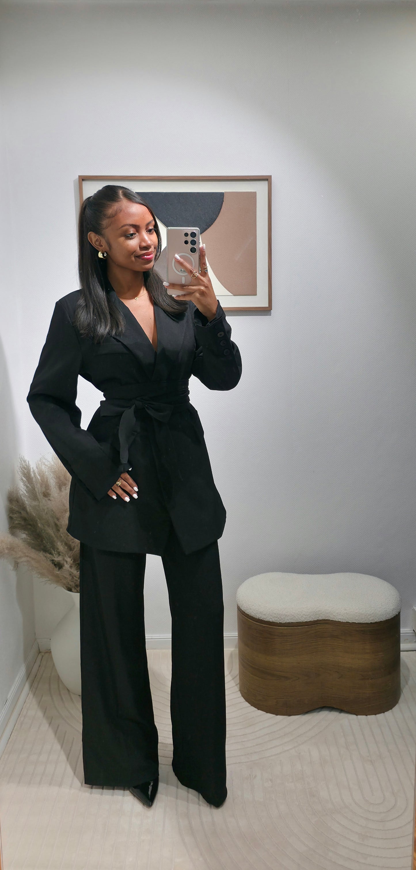 Ensemble tailleur + ceinture