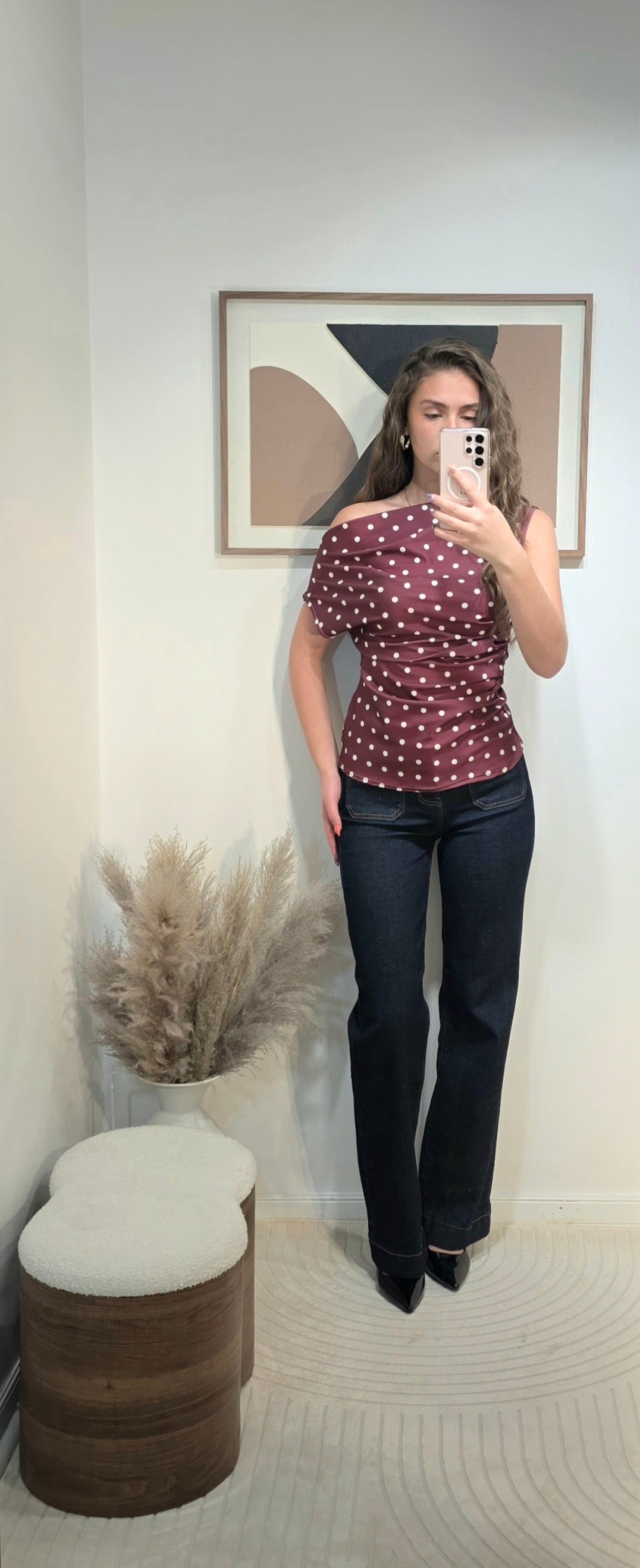Top à pois