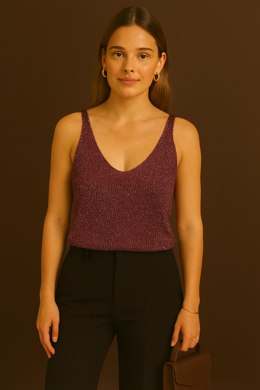 Débardeur paillettes