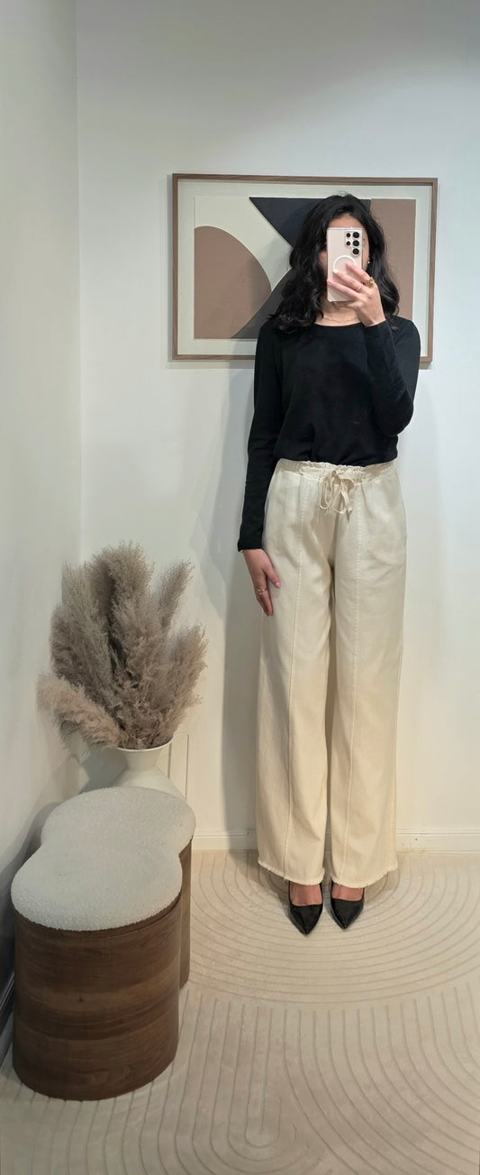 Pantalon écru