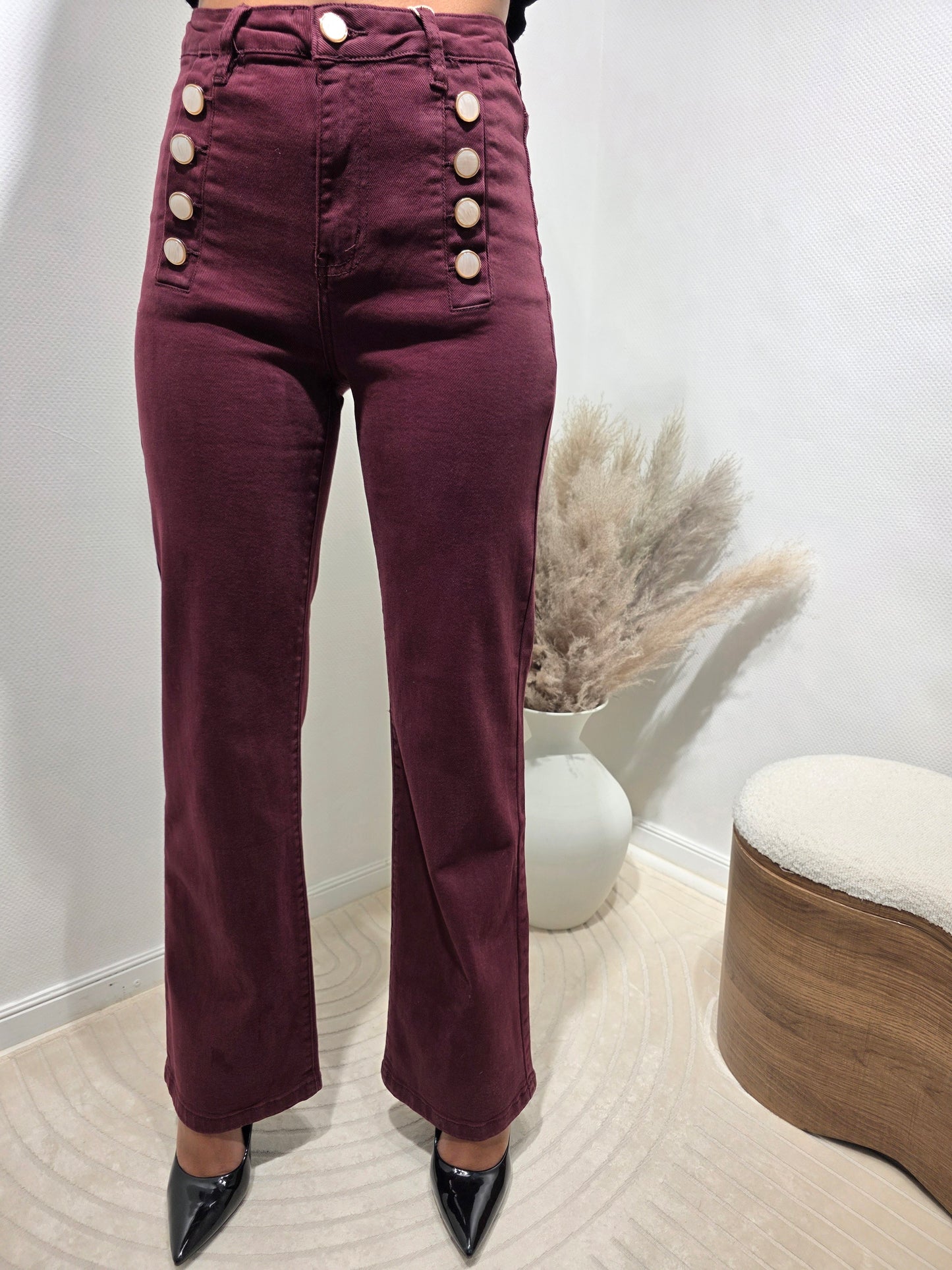 Jeans bordeaux