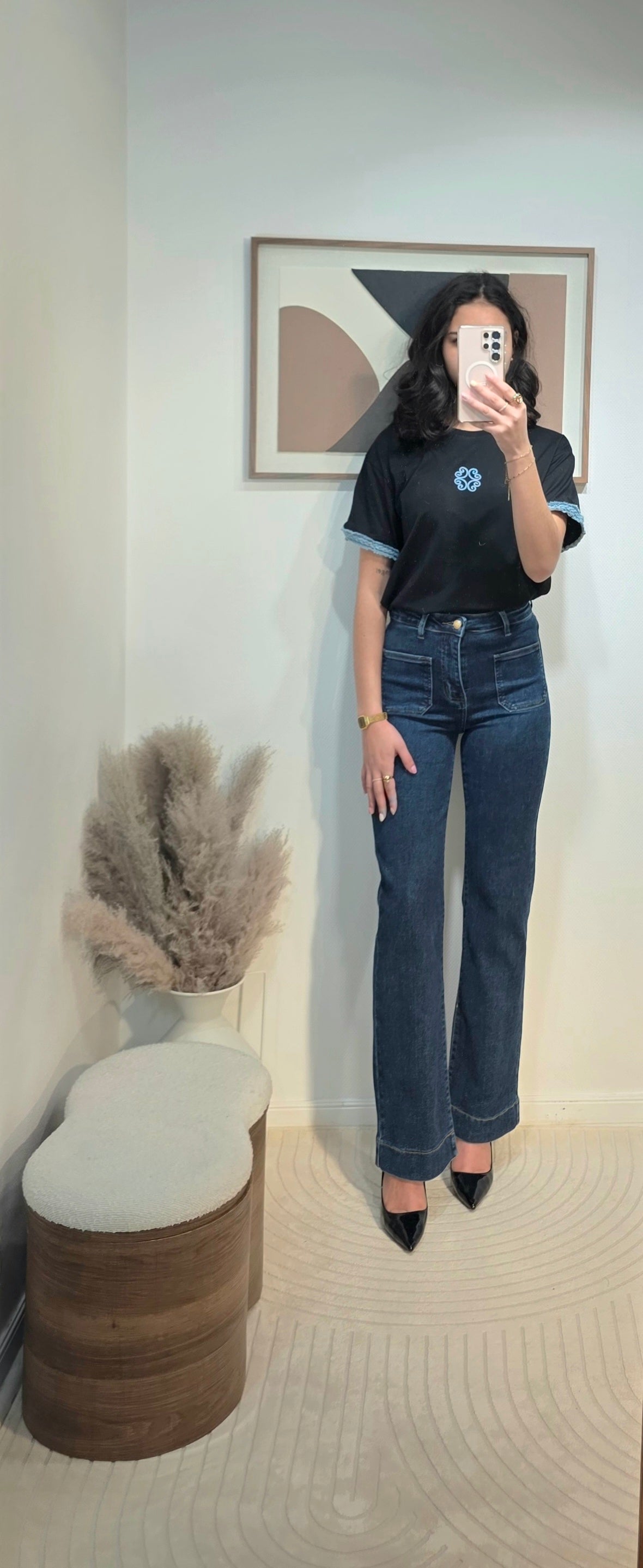 Jeans Wideleg brut
