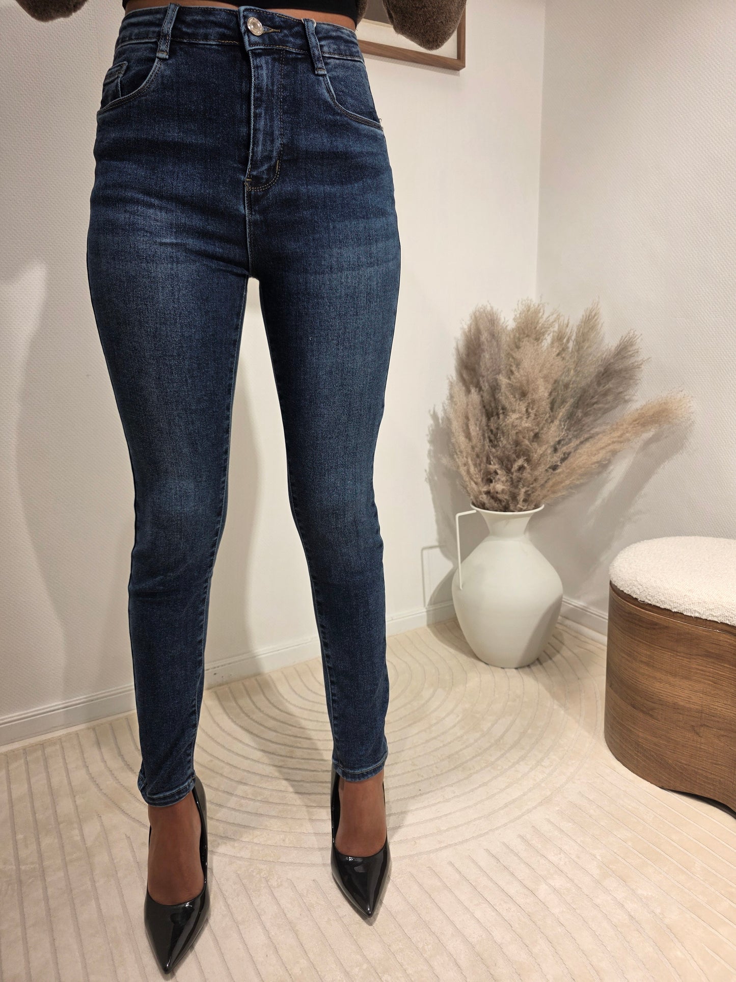 Jeans Skinny bleu