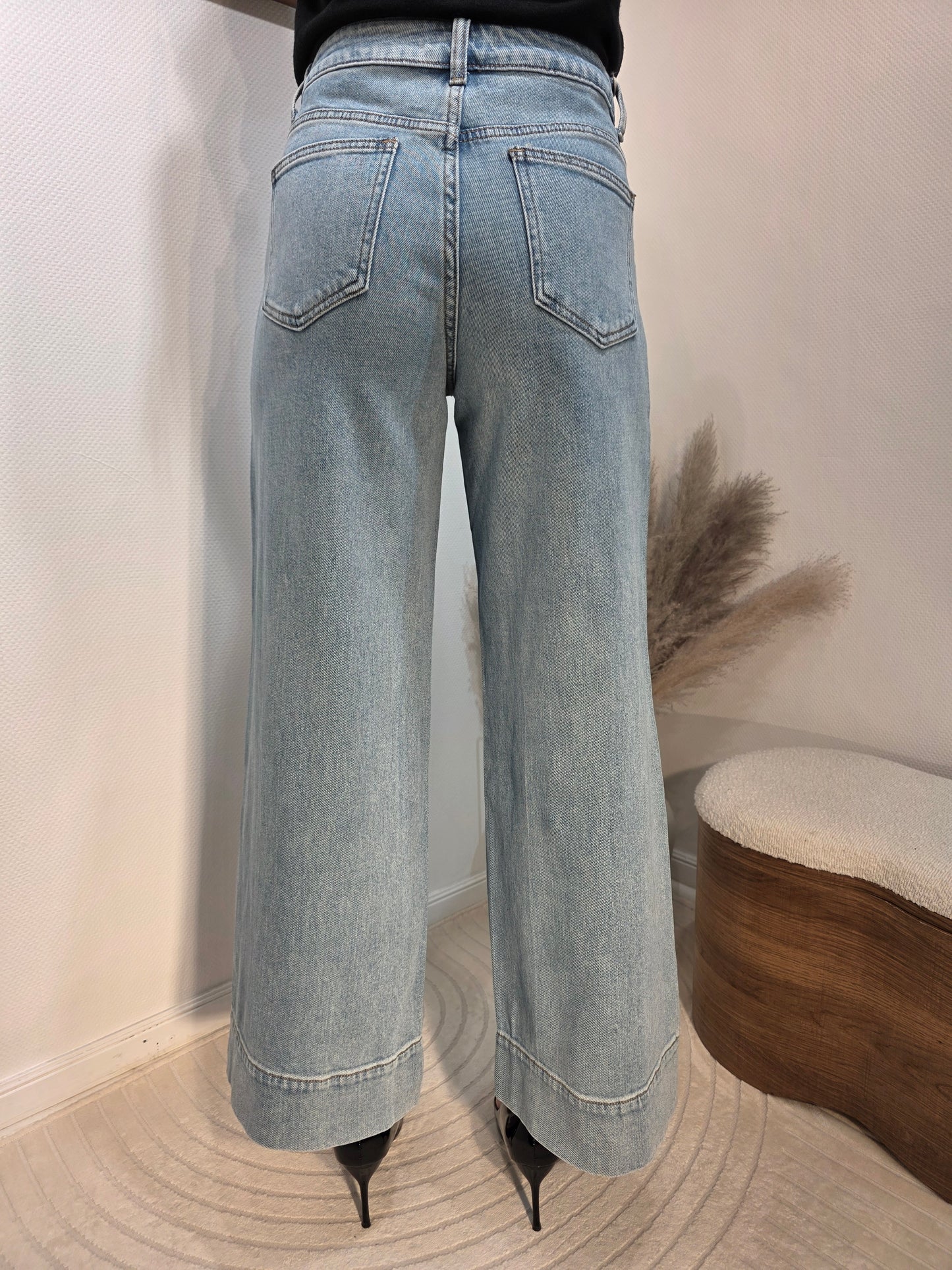 Jeans Straight bleu