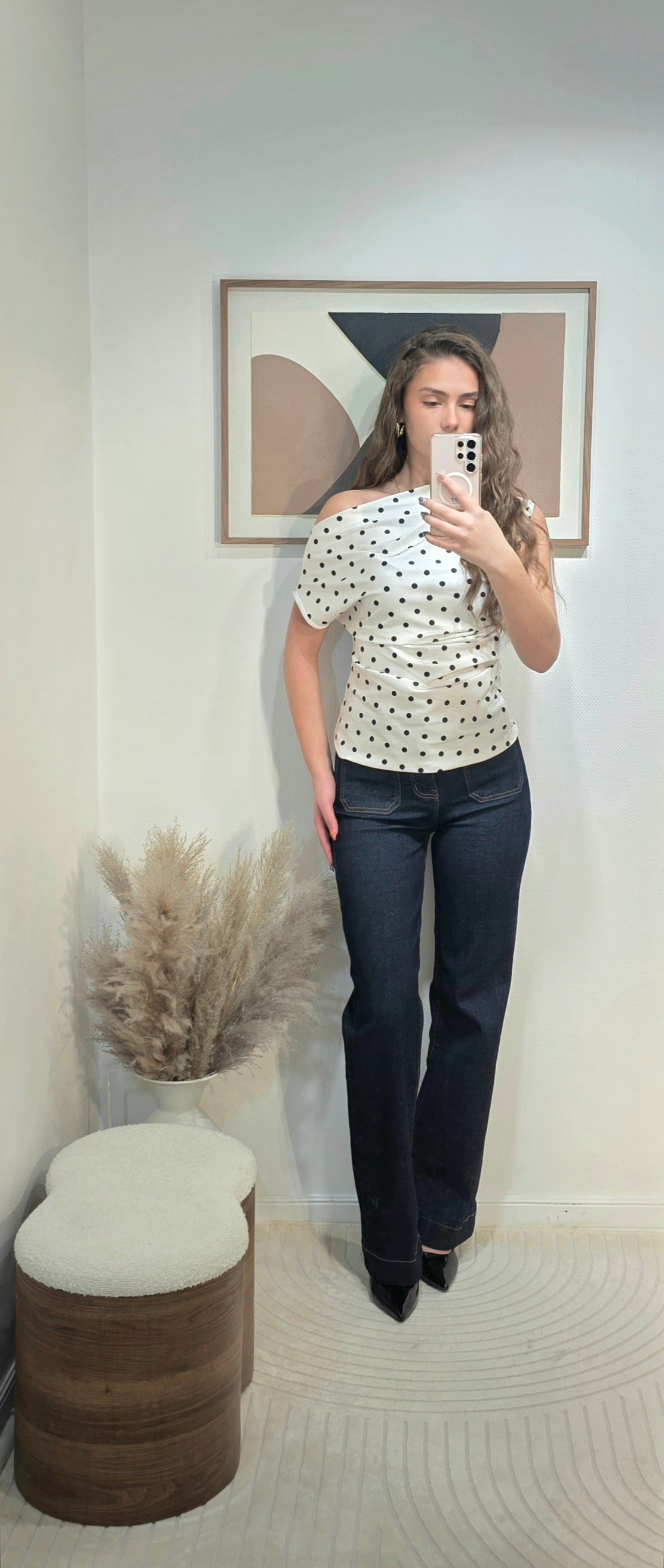 Top à pois