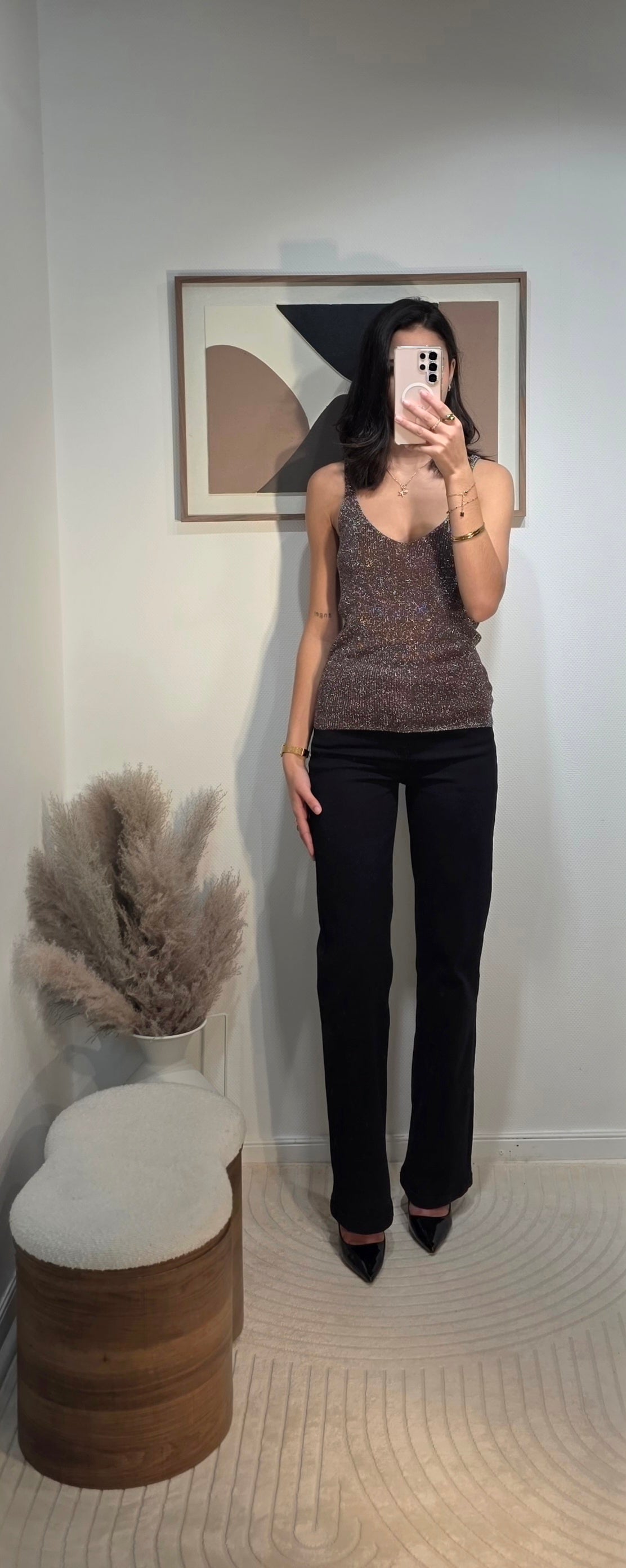 Débardeur paillettes